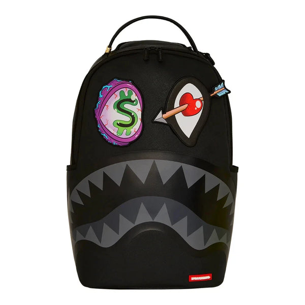 Sprayground - Black Removable Eyes Backpack