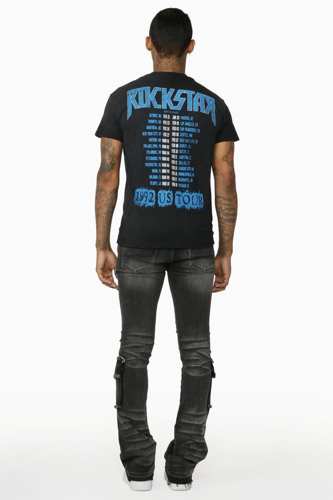 Rockstar Original - Tyrell Flare Cargo Jeans (Grey) – Octane