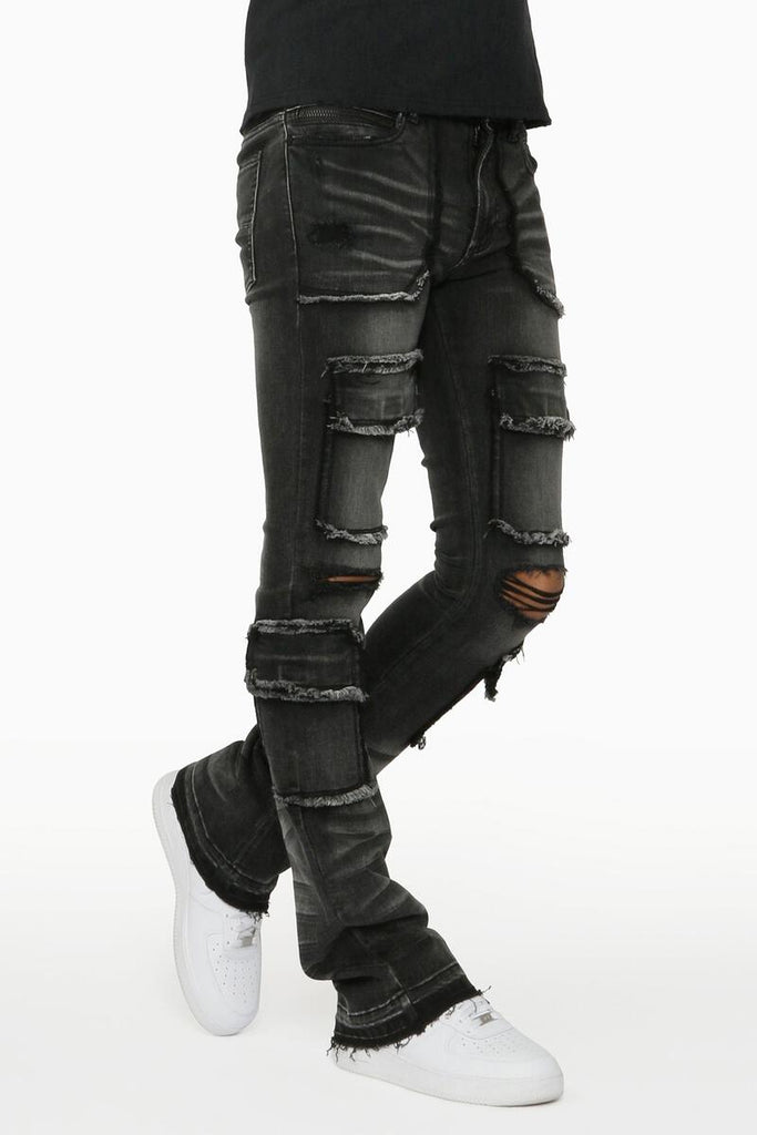 Rockstar Original - Tyrell Flare Cargo Jeans (Grey) – Octane