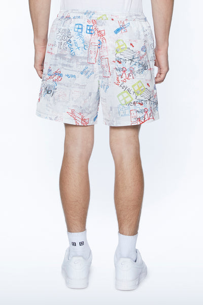 Ksubi - Skrawler Boardshort (White)