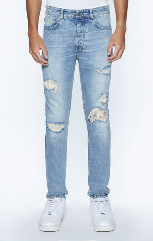 Ksubi - Chitch Champagne Destroy Sketch Jeans (DENIM)