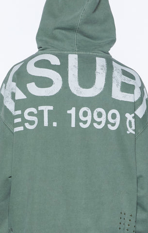 Ksubi - State Excess Hoodie (GREEN)