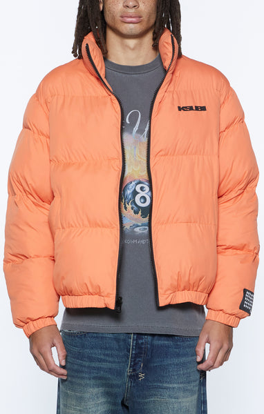 Ksubi - Sott Puffer Jacket Hoodie (RUST)