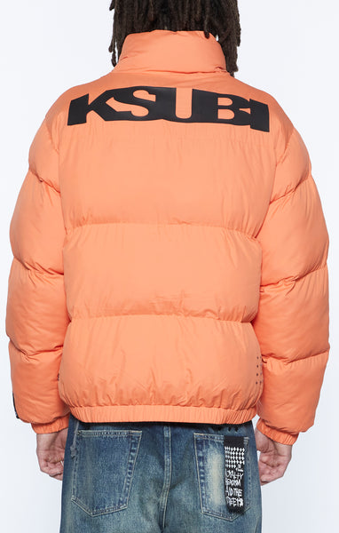 Ksubi - Sott Puffer Jacket Hoodie (RUST)