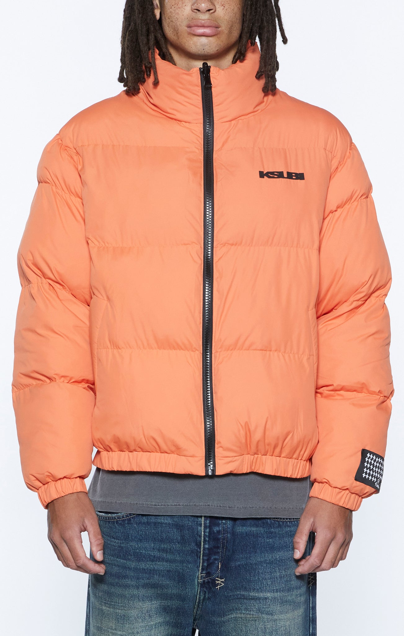 Ksubi - Sott Puffer Jacket Hoodie (RUST)