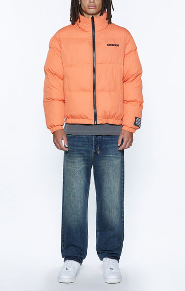 Ksubi - Sott Puffer Jacket Hoodie (RUST)