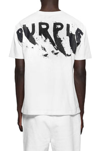 Purple - HWT Jersey Tee (White)