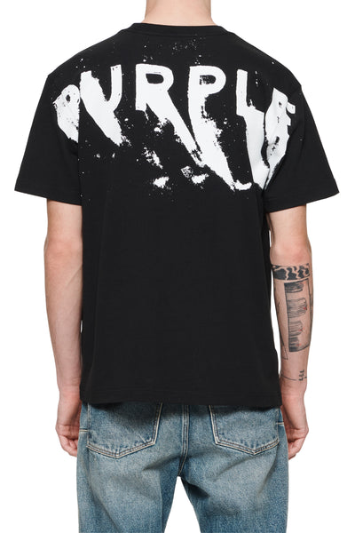 Purple - Heavy Jersey Tee (Black)