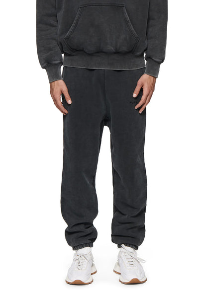 Purple - Heavy Fleece Sweatpants (Black)