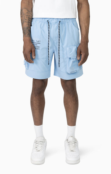 Smoke Rise - Utility Cargo Shorts (Alaskan Blue)
