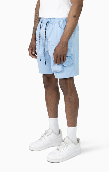 Smoke Rise - Utility Cargo Shorts (Alaskan Blue)