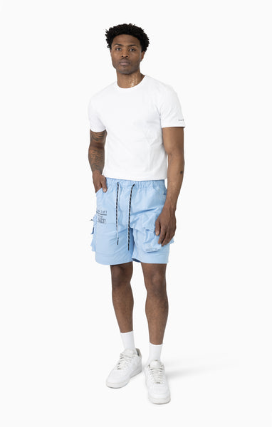 Smoke Rise - Utility Cargo Shorts (Alaskan Blue)