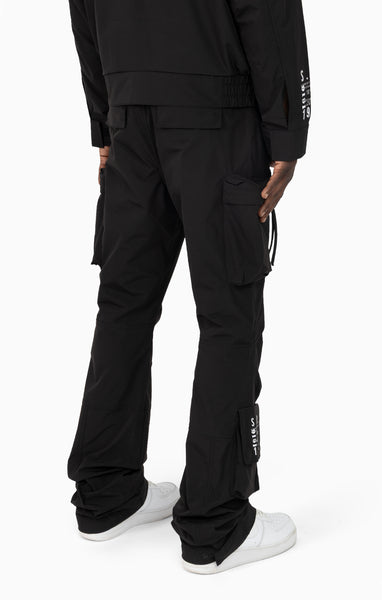 Smoke Rise - Utility Windbreaker Pant (Black)
