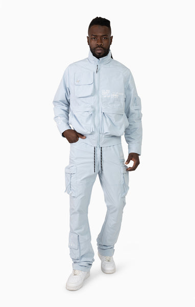 Smoke Rise - Utility Windbreaker Pant (Skyway)