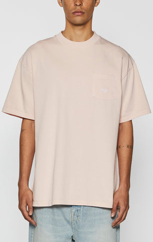 Ksubi - Stamp Ekcess Pocket Tee (Baby Pink)