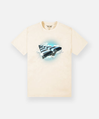 Paper Planes - Above The Clouds Tee (Eggshell)