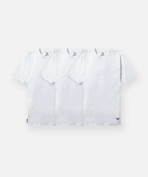 Paper Planes - Essential 3-Pack Tee (White)