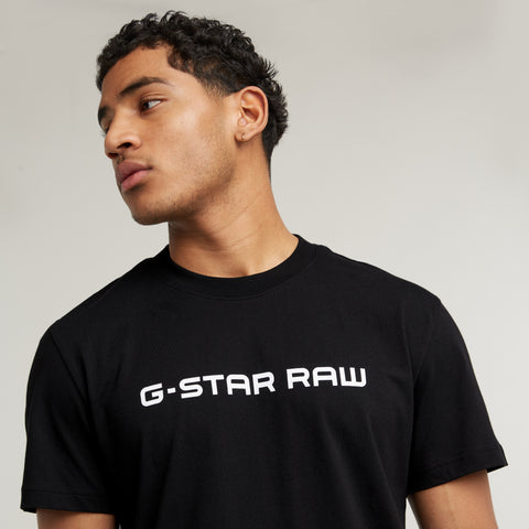 G-Star Raw - Corporate Script Logo Tee (Black)