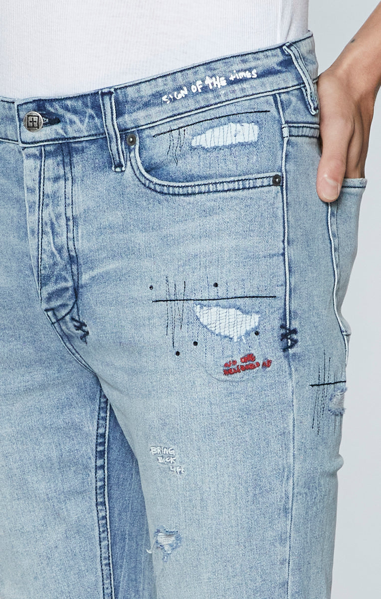 Ksubi - Van Winkle Skribed Blu Jeans (Denim) – Octane