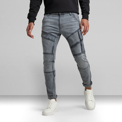 G-Star Raw - Airblaze 3D Skinny Jeans (Sun Faded Moon Grey)