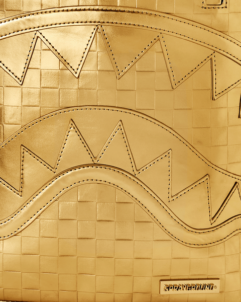 Sprayground - Gold Sharks In Paris Backpack