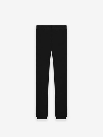 Essentials - Velvet Logo Sweatpants (Black)