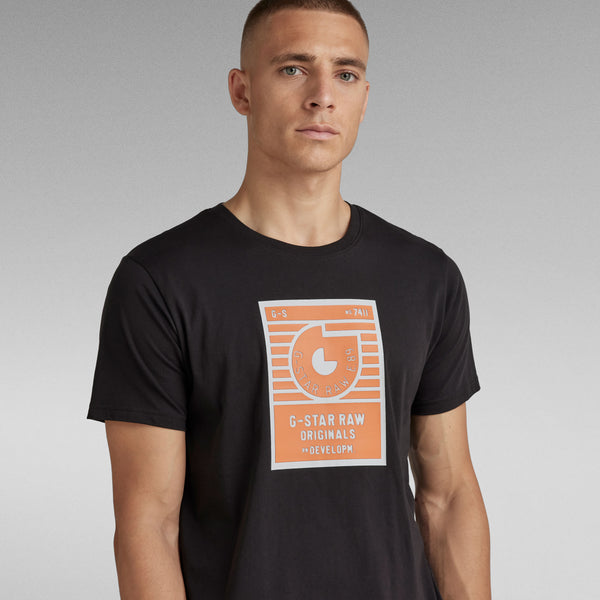 G-Star Raw - Boxed High Density Graphic Tee (Black)