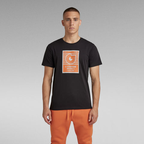 G-Star Raw - Boxed High Density Graphic Tee (Black)