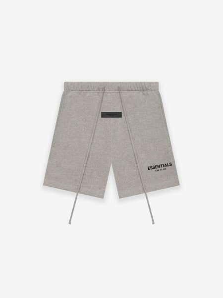 Essentials - Velvet Logo Sweatshorts (Dark Oatmeal)