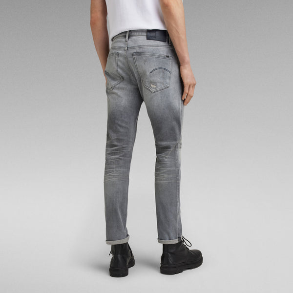 G-Star Raw - 3301 Slim Denim Jeans (Sun Faded Glacier Grey Restored)