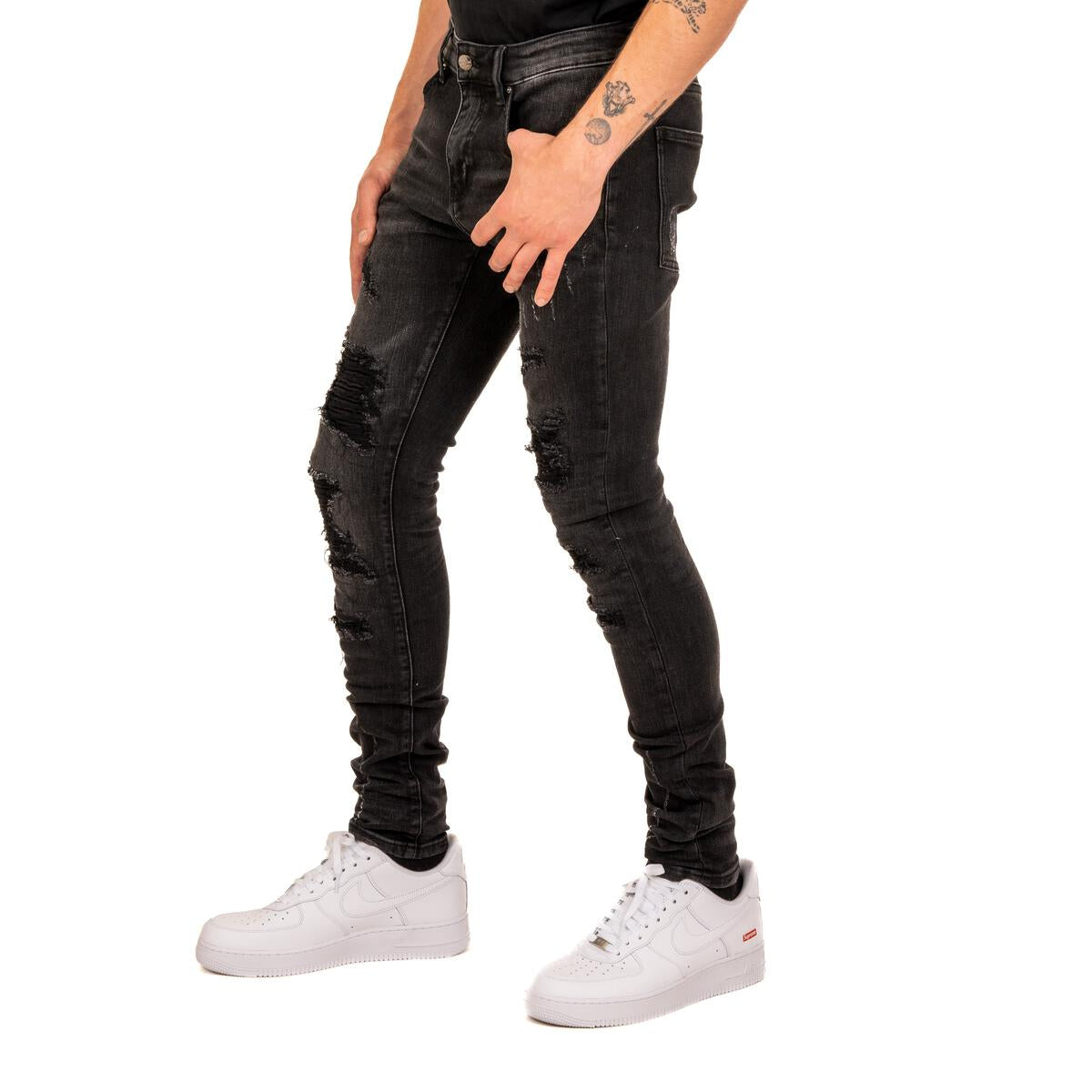 ESNTL LAB - Hydro Jeans (Grey/Black)