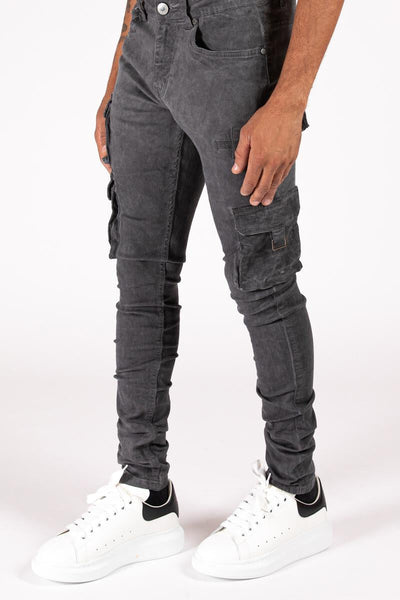 Serenede - Iron Cargo Jeans (Grey)