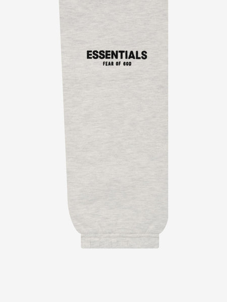 Essentials - Velvet Logo Sweatpants (Light Oatmeal)