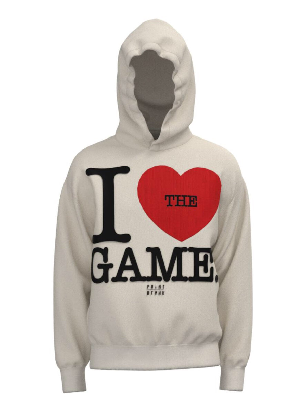 Point Blank - I Love The Game Hoodie (Natural)