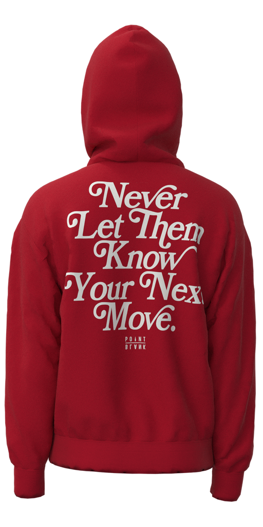 Point Blank Never Let Them Know Hoodie Red
