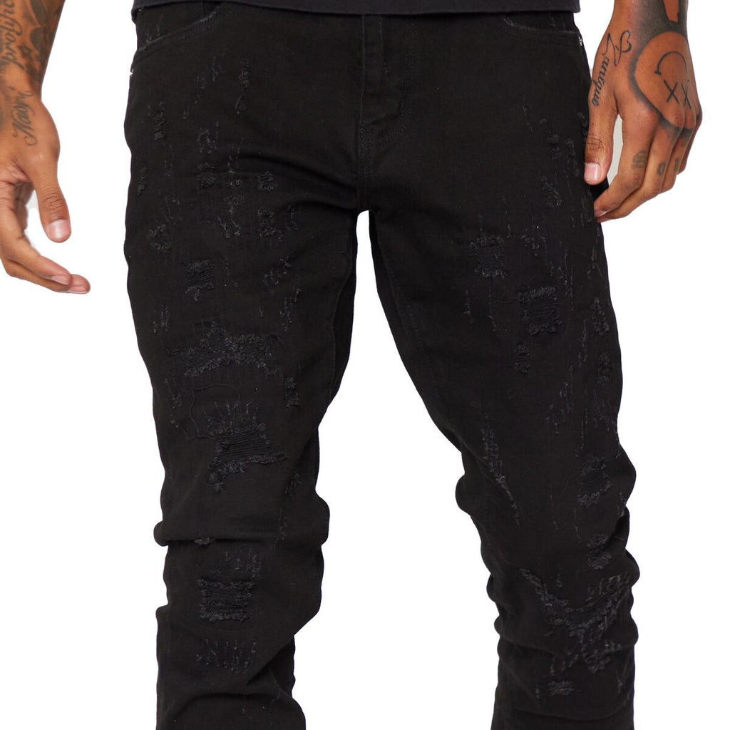 Serenede - Panthera Cargo Jeans (Washed Black)