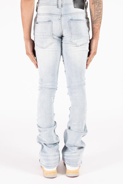 Serenede - Azul Stacked Denim Jeans (Blue)