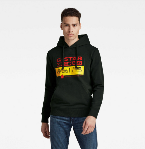 G-Star Raw - Originals Hooded Sweatshirt (Cloack)