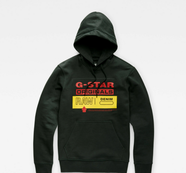 G-Star Raw - Originals Hooded Sweatshirt (Cloack)