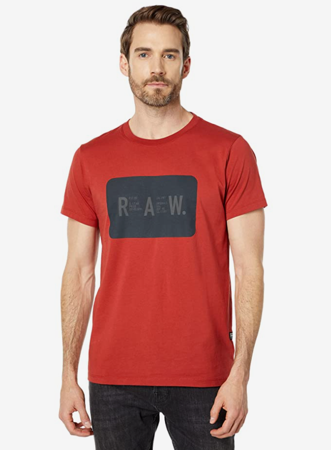 Red g deals star raw shirt