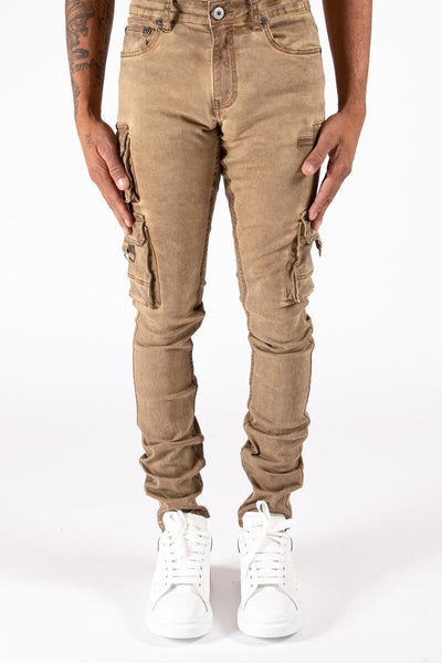 Serenede - Tigers Eye Cargo Jeans (Brown)