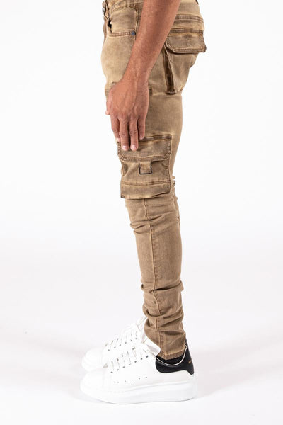 Serenede - Tigers Eye Cargo Jeans (Brown)