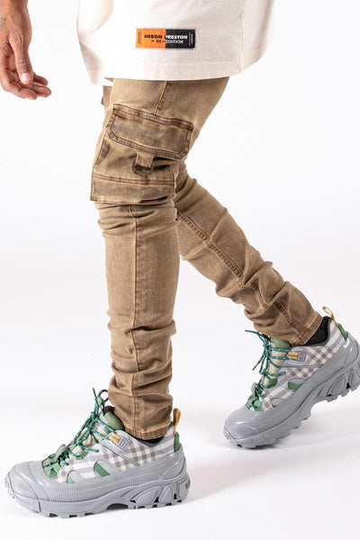 Serenede - Tigers Eye Cargo Jeans (Brown)