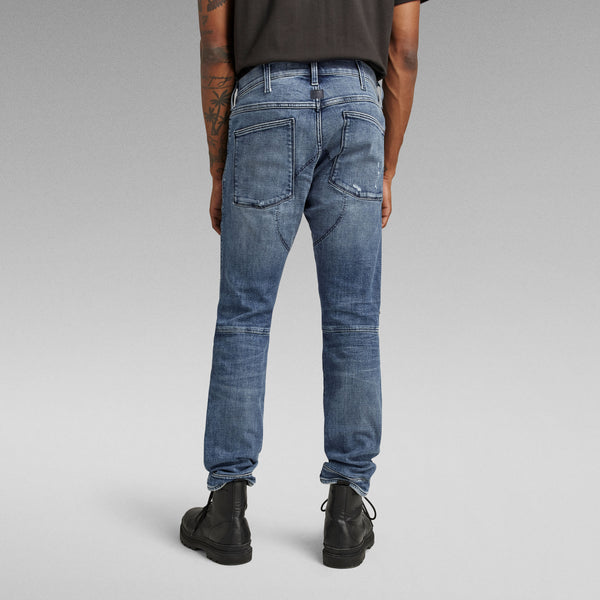 G-Star Raw - 5620 3D Zip Knee Skinny Jeans (Faded Cascade Restored)