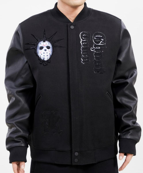 Roku Studio - Lucky Ghost Town Varsity Jacket (Black)