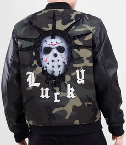 Roku Studio - Lucky Ghost Town Varsity Jacket (Camo)