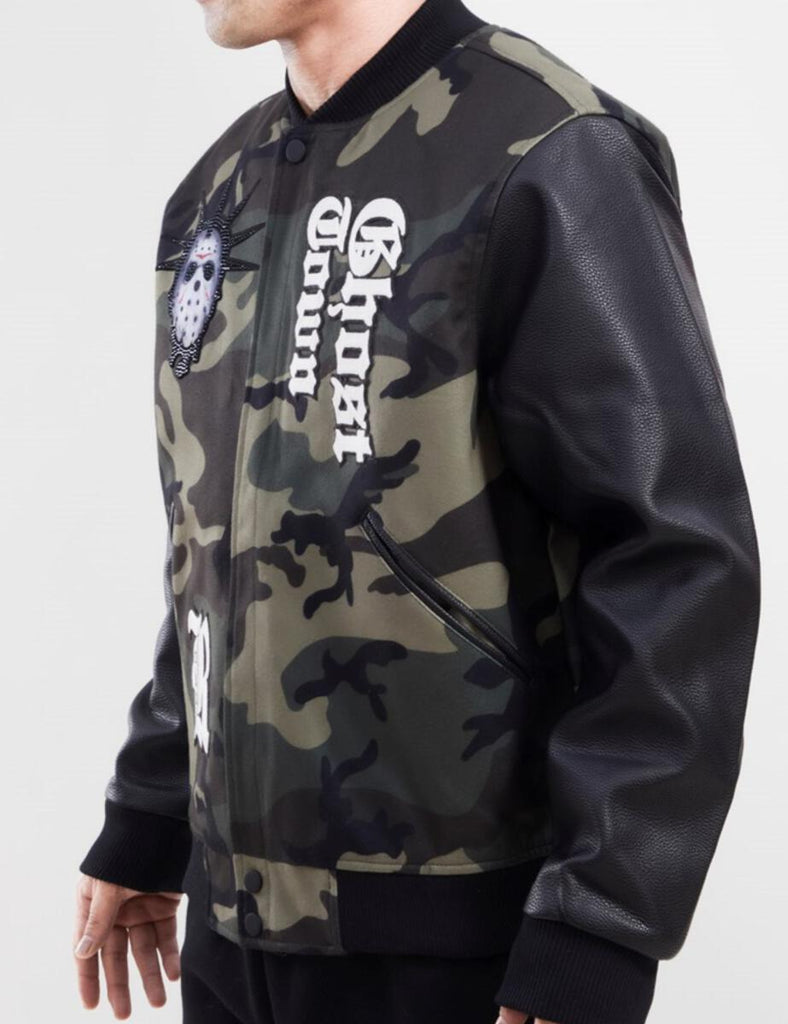 Camouflage 2024 varsity jacket