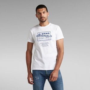 G-Star Raw - Originals Logo Tee (White)