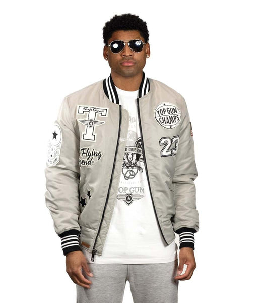 Top Gun - Flying Legend Nylon Jacket (Grey)